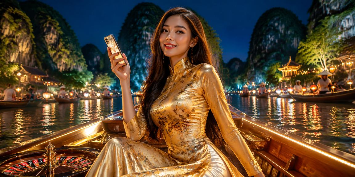Trải nghiệm mobile casino tại Ninh Bình với trang phục áo dài