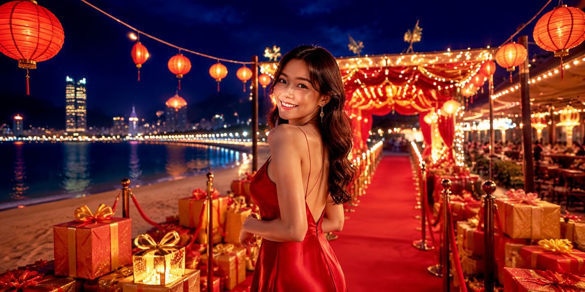 Cảnh chợ đêm sôi động tại Quy Nhơn với người dân tham gia giải trí và trò chơi may mắn